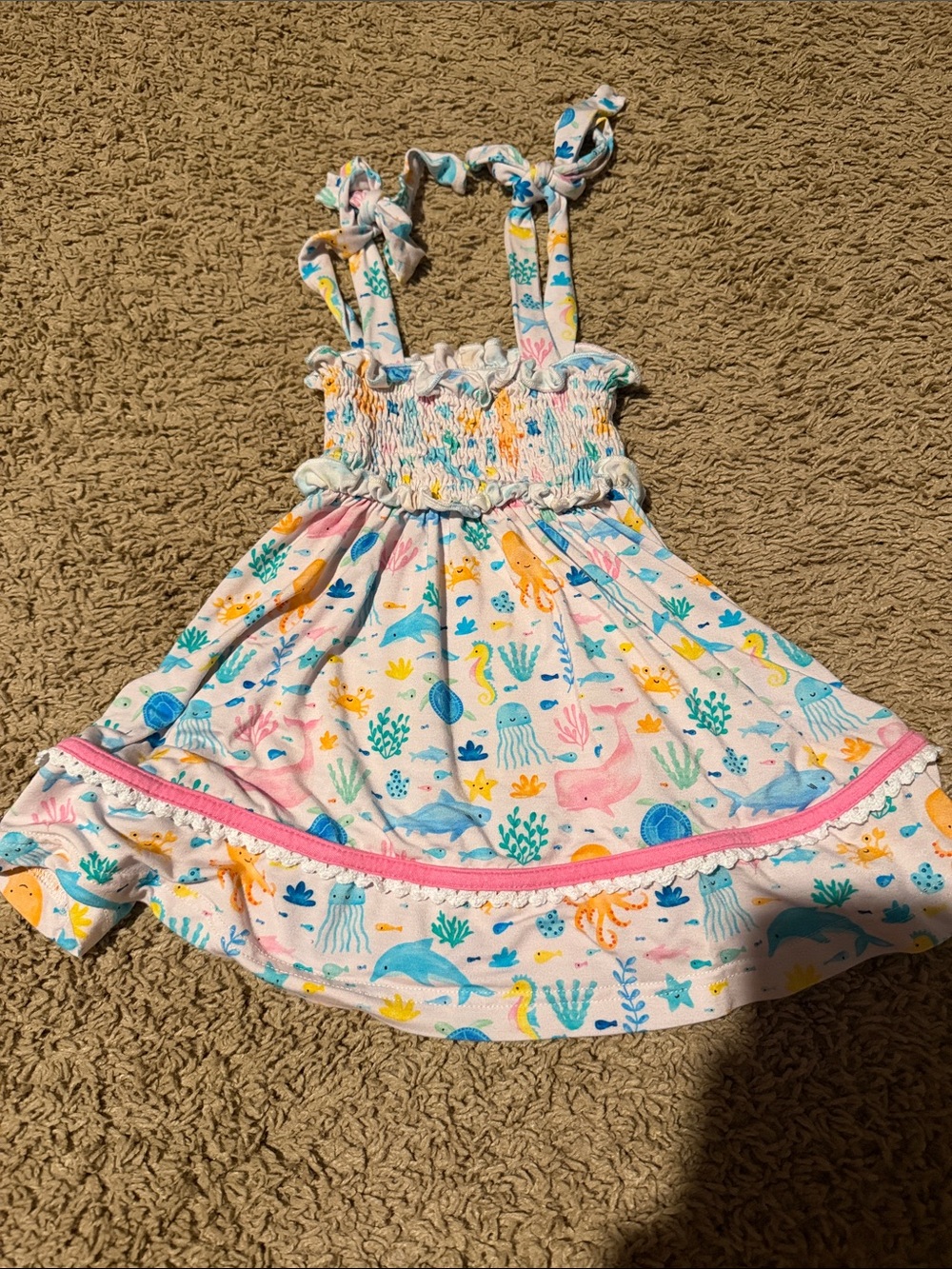 Little twig ocean animal dress